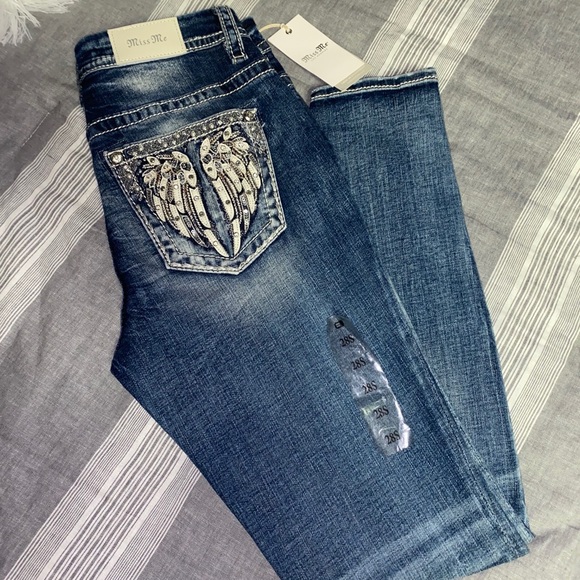 Miss Me Denim - Miss Me Curvy Ankle Skinny Jeans